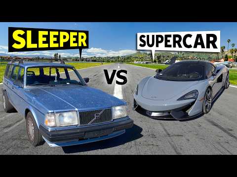 860hp Volvo wagon vs McLaren 570S Spider // THIS vs THAT