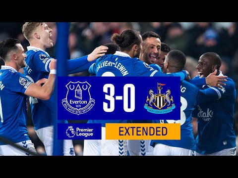 EXTENDED PREMIER LEAGUE HIGHLIGHTS: EVERTON 3-0 NEWCASTLE UNITED
