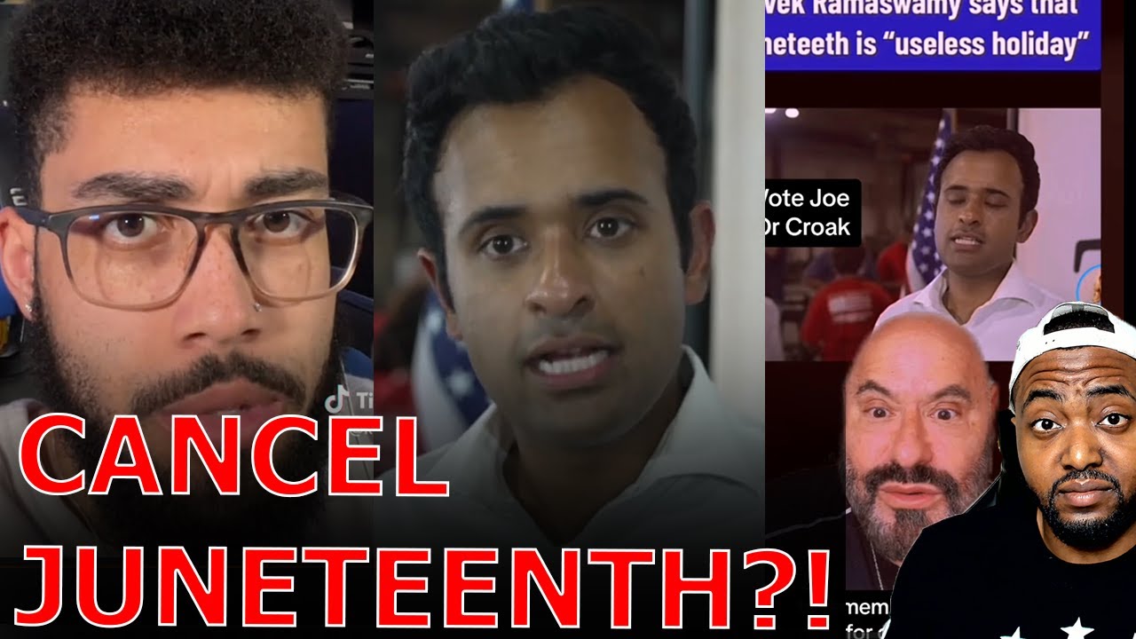 Liberals TRIGGERED Over Vivek Ramaswamy Calling To Cancel Juneteenth Because It’s A Useless Holiday!