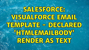 Salesforce: VisualForce Email Template - declared 
