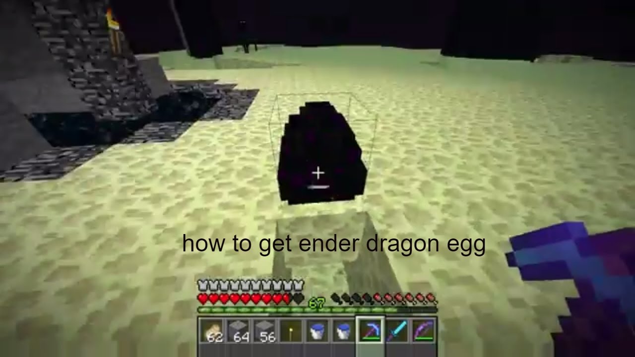 minecraft how to get ender dragon egg - YouTube