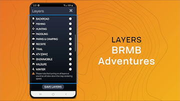 BRMB Maps - How to use the Layers on the App