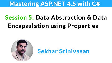 #5: Data Abstraction and Data Encapsulation using Properties in C#