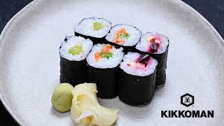 KIKKOMAN 3 vegetarische Maki Sushi Variationen