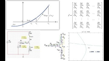 Newton‐Raphson Method for solving a System of Nonlinear Equations using (Matlab & Python)