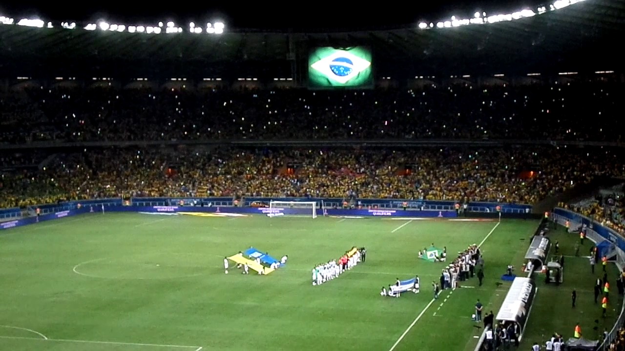 Hino Nacional Brasileiro Mineirão 10/11/16  - Brasil 3 x 0 Argentina