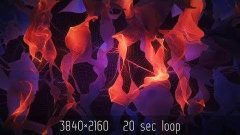 Cloth Flame Abstract VJ Loop 4K | Motion Graphics - Videohive template