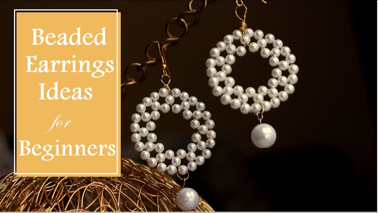 Easy To Make Beaded Earrings | How To Make Earrings For Beginners | DIY Jewellery | Creation&you