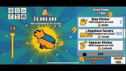I played Capybara Clicker for the first time