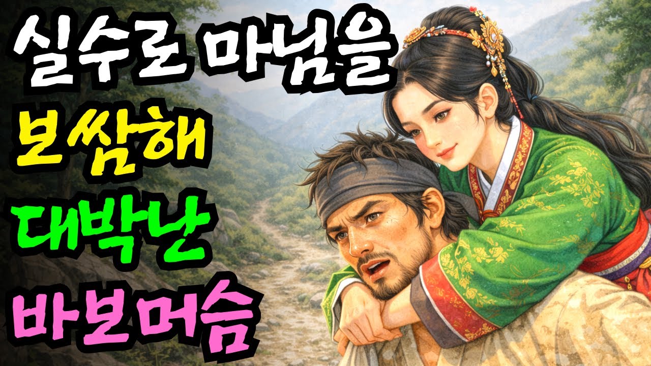 실수로 마님을 보쌈해 대박난 바보머슴의 인생역전...야담 옛날이야기 설화 전설 신화 민담