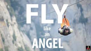 Volo dell'angelo/Angel Flight, zipline in Basilicata, Italy