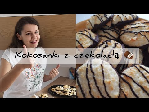 Wideo: Ciasteczka Kokosowo-czekoladowe - Przepis Krok Po Kroku Ze Zdjęciami