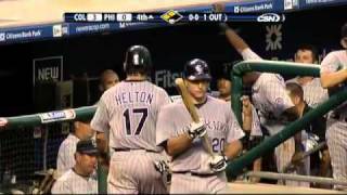 2009/08/04 Spilborghs' RBI single