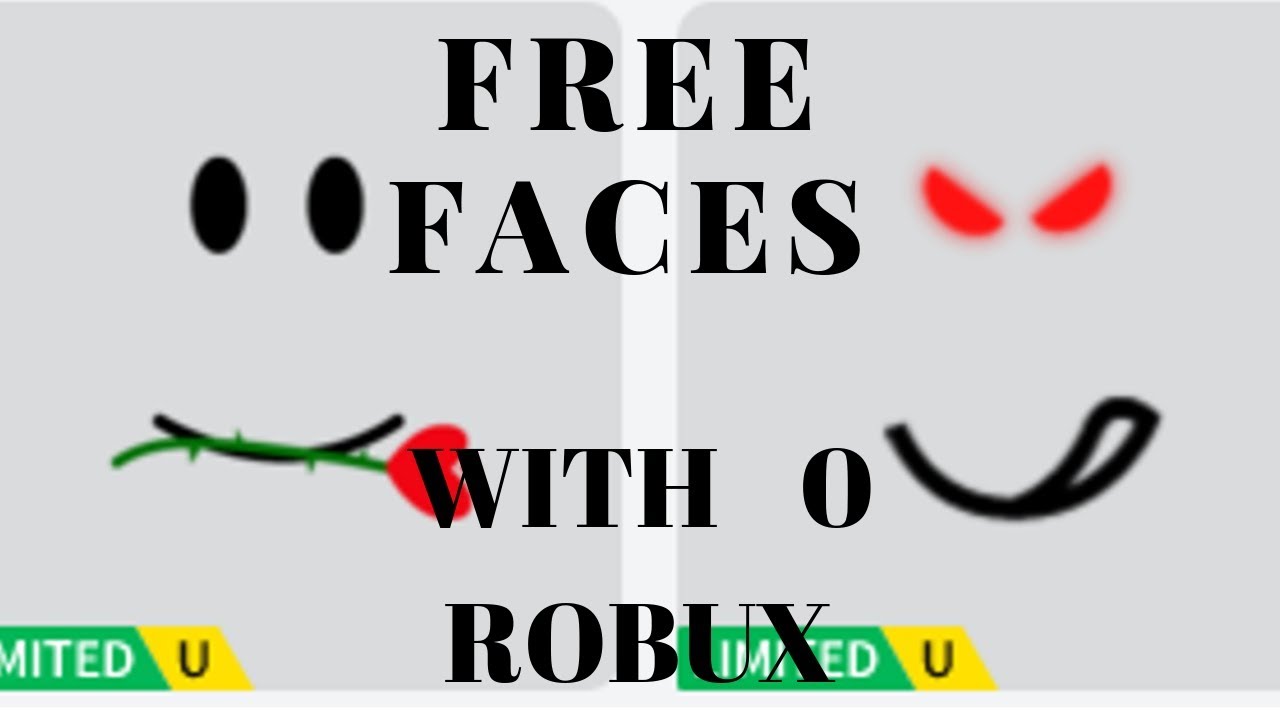 How To Get Free Faces Without Robux Roblox Itschrisofficial Youtube - robuxed.com