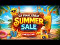 CA Final Group 2 Summer Sale🔥 Limited Time Offer You Can’t Miss!