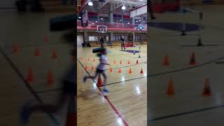 Young Girl Aces The Police Agility Test