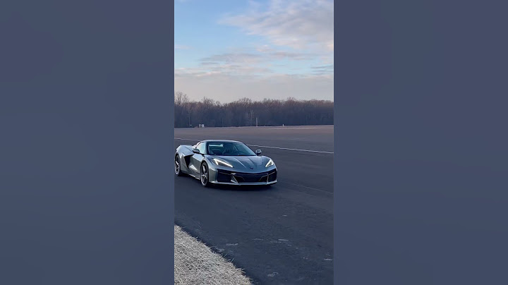 Corvette E-Ray STEALTH Mode!! #corvette #eray #electriccar