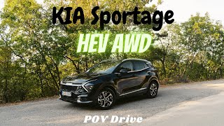 KIA Sportage 1.6 T-GDi HEV AWD (230hp) - POV Drive & Walkaround