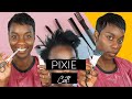 DIY!| HOW I CUT DOWN MY SHORT HAIR INTO A PIXIE!| Using Clippers AND Scissors| Roxy Bennett