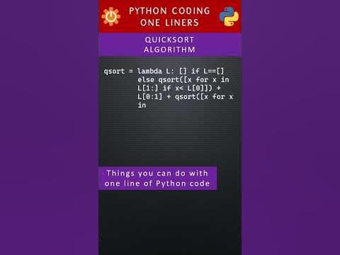 All Python One-Liners | Solve Problems using just One Line Code - YouTube