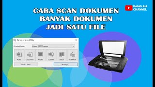Cara Scan Kertas F4 di Scanner A4 dengan Mudah dan Rapih