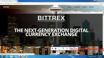 How to create bittrex account and make Two factor setting