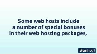 Web Hosting Packages -  Brain Host