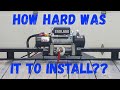 How To Install A Winch On Your Trailer- Harbor Freight 12,000 Pound Winch!!