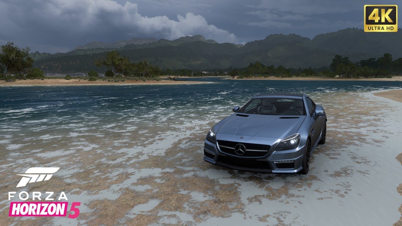 Mercedes-Benz SLK 55 AMG 2012 • Forza Horizon 5 | Logitech G29 Gameplay • 4K UHD
