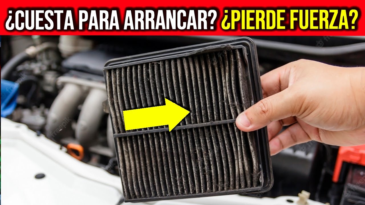 Asi Falla Tu Auto Con Un Filtro De Aire Sucio O Tapado (Sintomas Filtro de  aire que ya no sirve) 