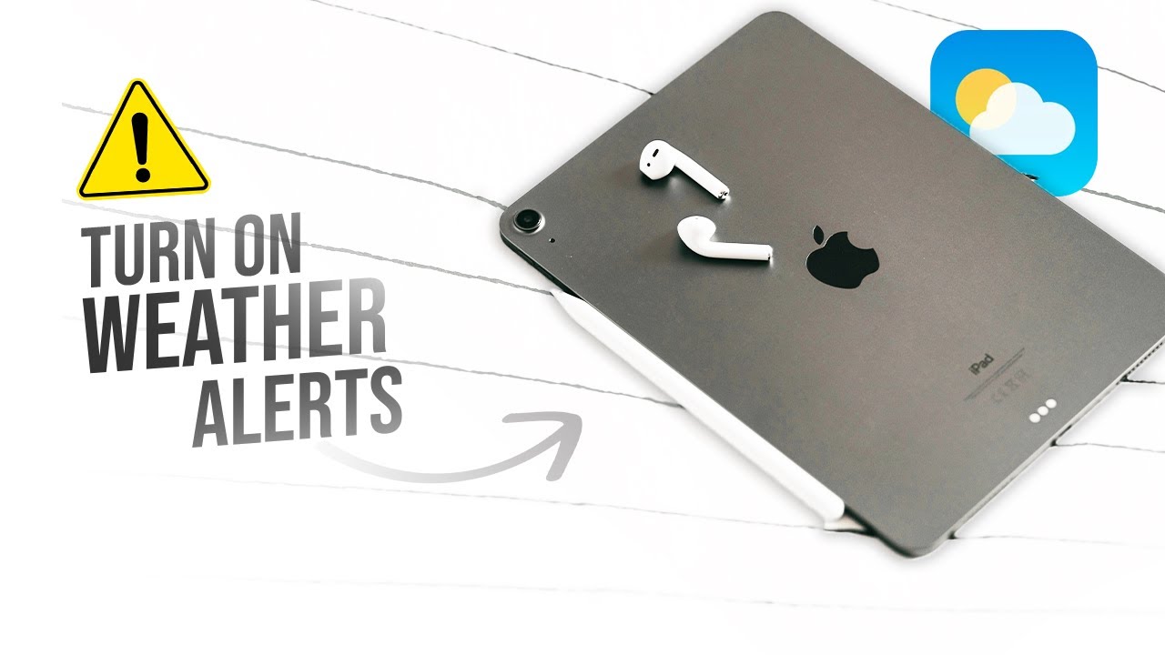 How to Turn On Weather Alerts on iPad (tutorial) - YouTube