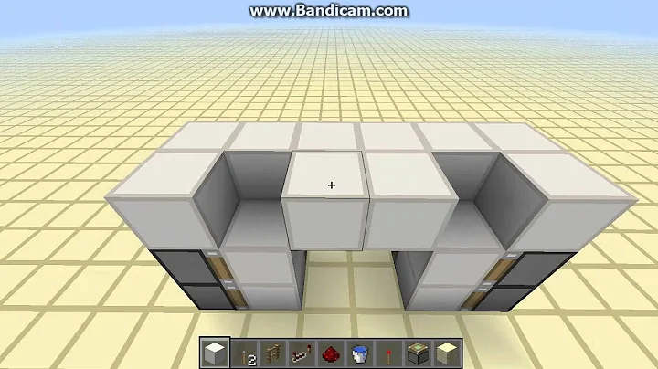 Minecraft - Redstone Tutorial - 2x2 flush piston d...