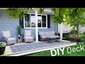 Ground Level DECK Build in 2023 - Full Step by Step