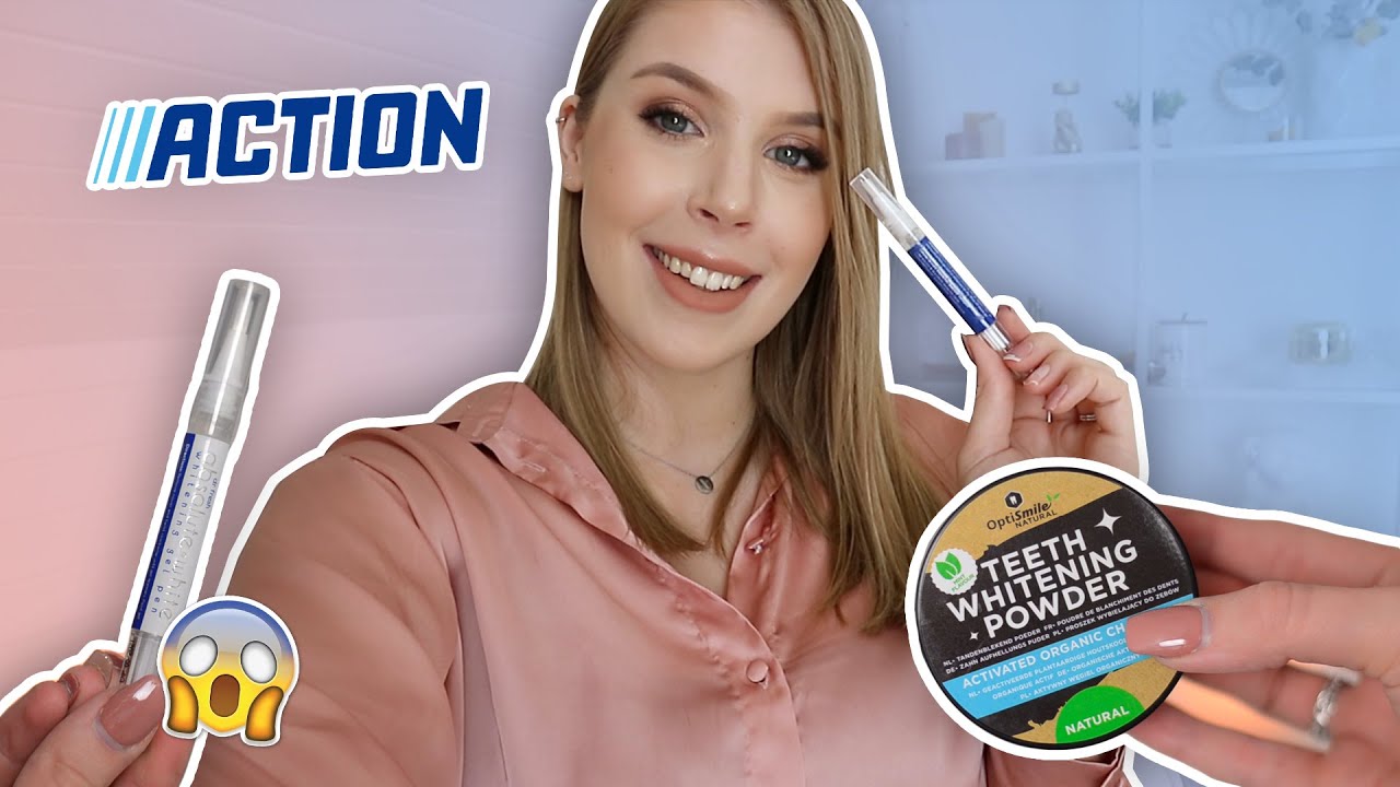 ACTION TEETH WHITENING PRODUCTEN TESTEN 🦷 | Make Me Blush