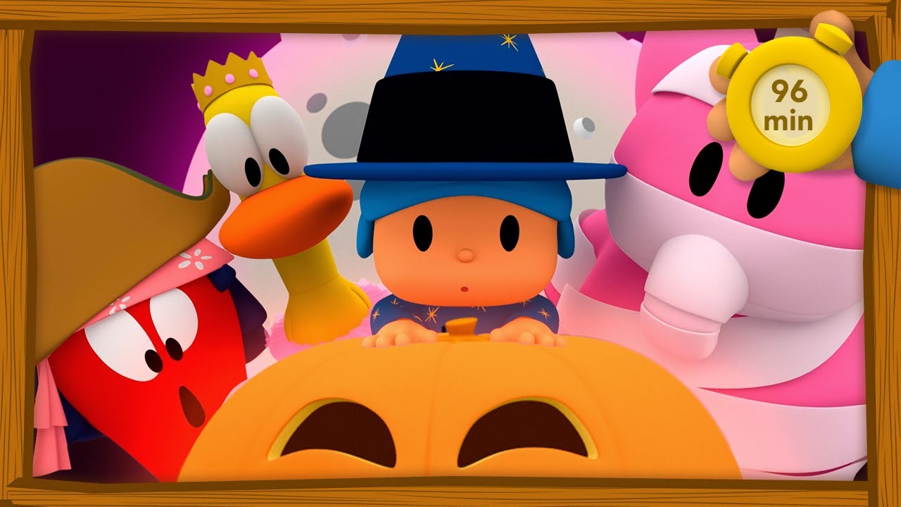 pocoyo fancy dress party 🤡 POCOYO AND NINA - HALLOWEEN COSTUME PARTY [96 min] | ANIMATED CARTOON  for Children