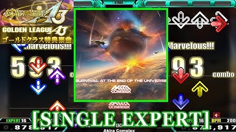【DDR A3】 SURVIVAL AT THE END OF THE UNIVERSE / Akira Complex [SINGLE EXPERT] 譜面確認+Clap
