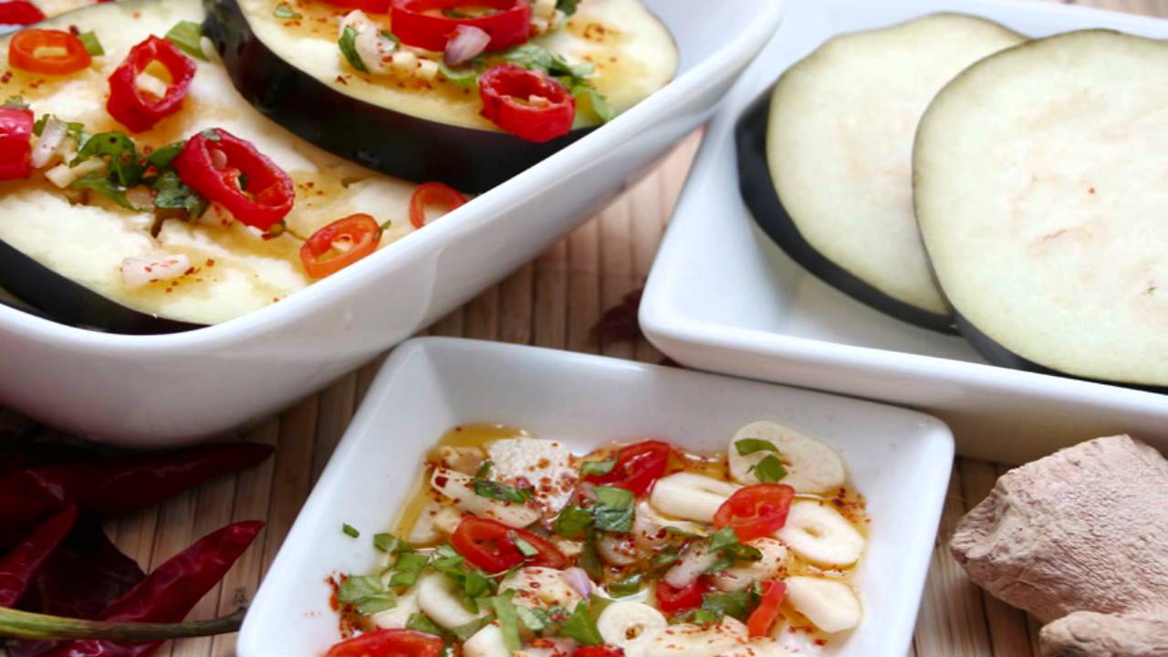 Marinierte Auberginen - YouTube