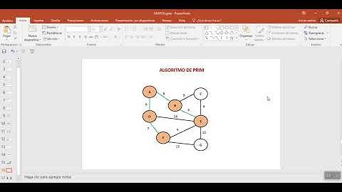 GRAFOS-27 ALGORITMO DE PRIM