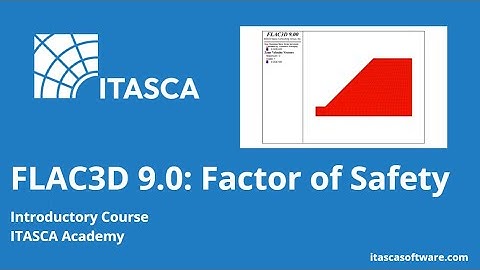 FLAC3D 9.0 Factor of Safety Analysis | Slope Stability Modeling Tutorial