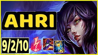 AHRI VS HWEI - 9/2/10 KDA MID GAMEPLAY