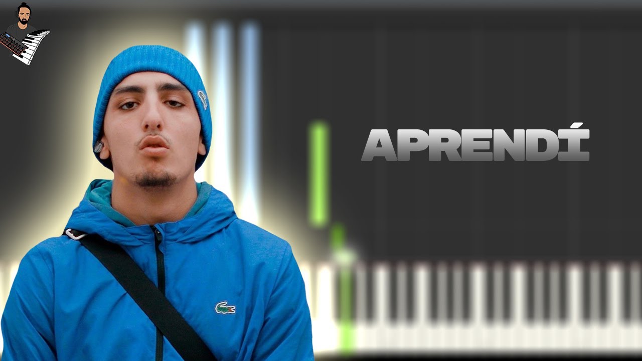 MORAD - APRENDÍ | Instrumental Piano Tutorial / Partitura / Karaoke / MIDI