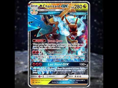 Custom Mega Charizard Gx Card Youtube