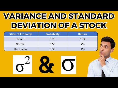 How to Calculate the Variance and Standard Deviation of a Stock