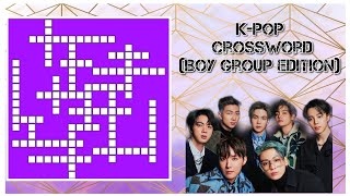 Kpop Crossword (Boy Group Edition) l Kpop Game Fever screenshot 2