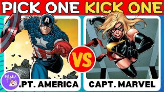 🔥Pick One Kick One Marvel Superheroes 🦸‍♂️💥