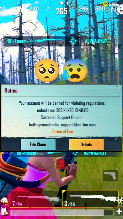 PUBG ID Ban After 10 years #shorts #viral #pubgmobile