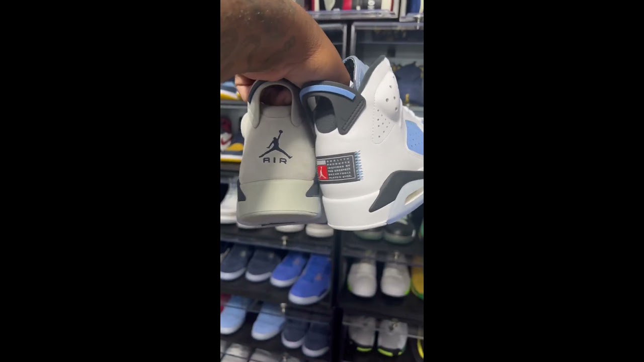 Jordan 6 Georgetown Vs UNC