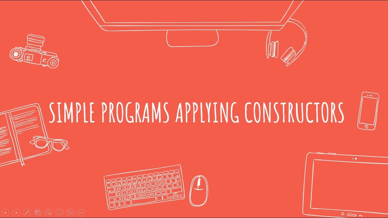 Simple Programs using Constructor | OOP | Constructors in Java ...