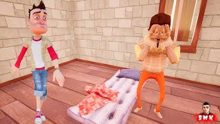 Шоу Привет Сосед!Концовка Мода!Игра Hello Neighbor Mod Kit Прохождение Maniac Neighbor!Приколы 2024!