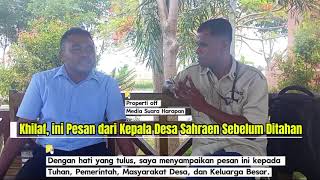 Download Lagu Khilaf, ini Pesan dari Kepala Desa Sahraen Sebelum Ditahan  MP3 Download Lagu Khilaf, ini Pesan dari Kepala Desa Sahraen Sebelum Ditahan  MP3